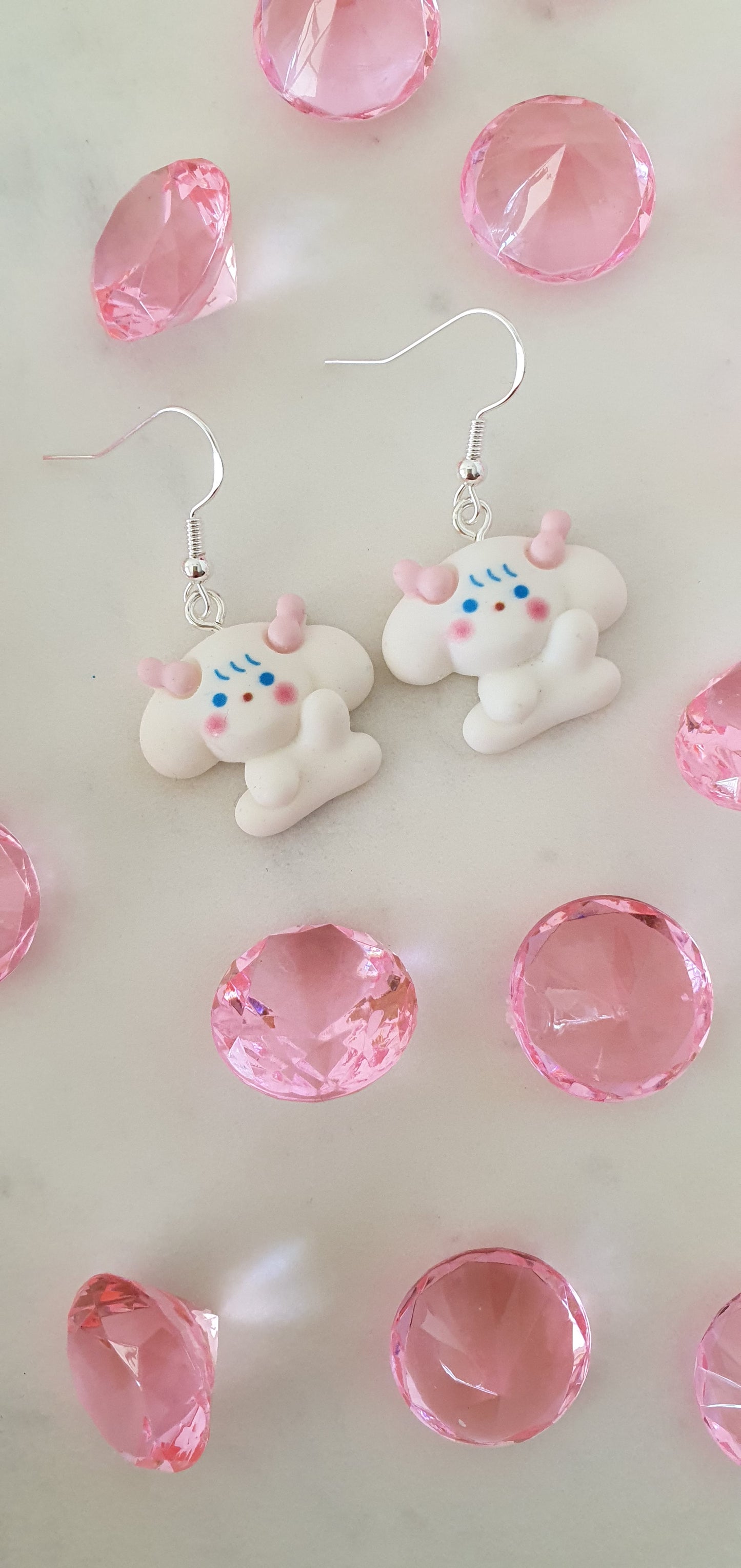 Super Cute Fluffy Dog Waving Set of Earrings