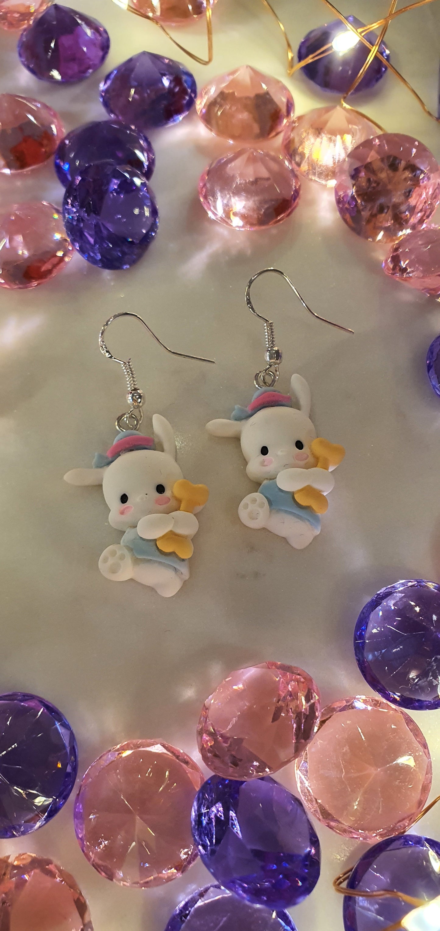 Dancing Demi Bunny Set of Earrings