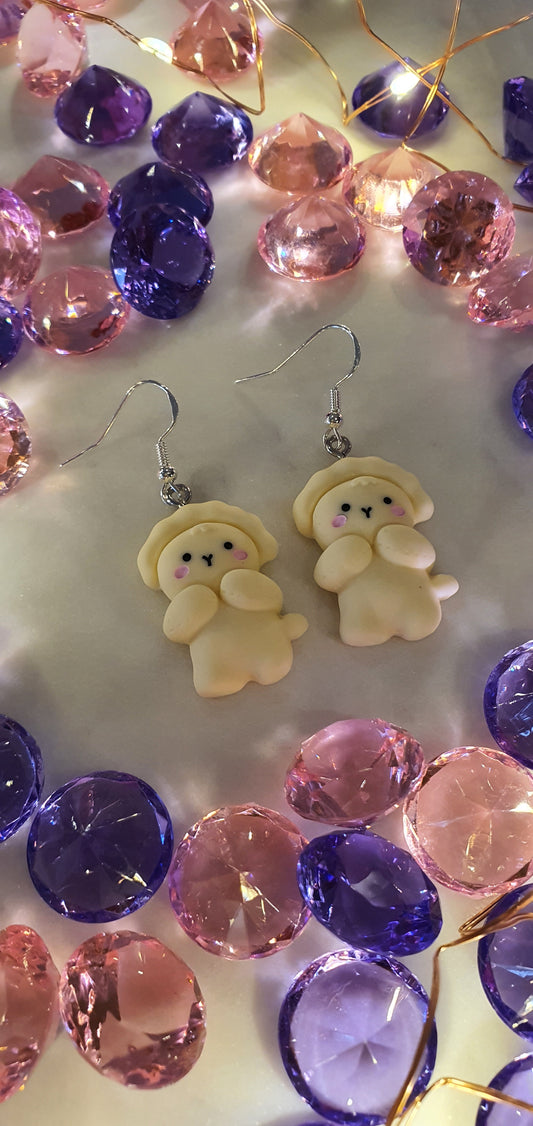 Sue Poochie Girl Puppy Set of Earrings