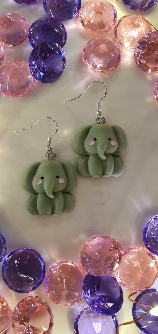 Echo The Eastern Elephant Set of Earrings