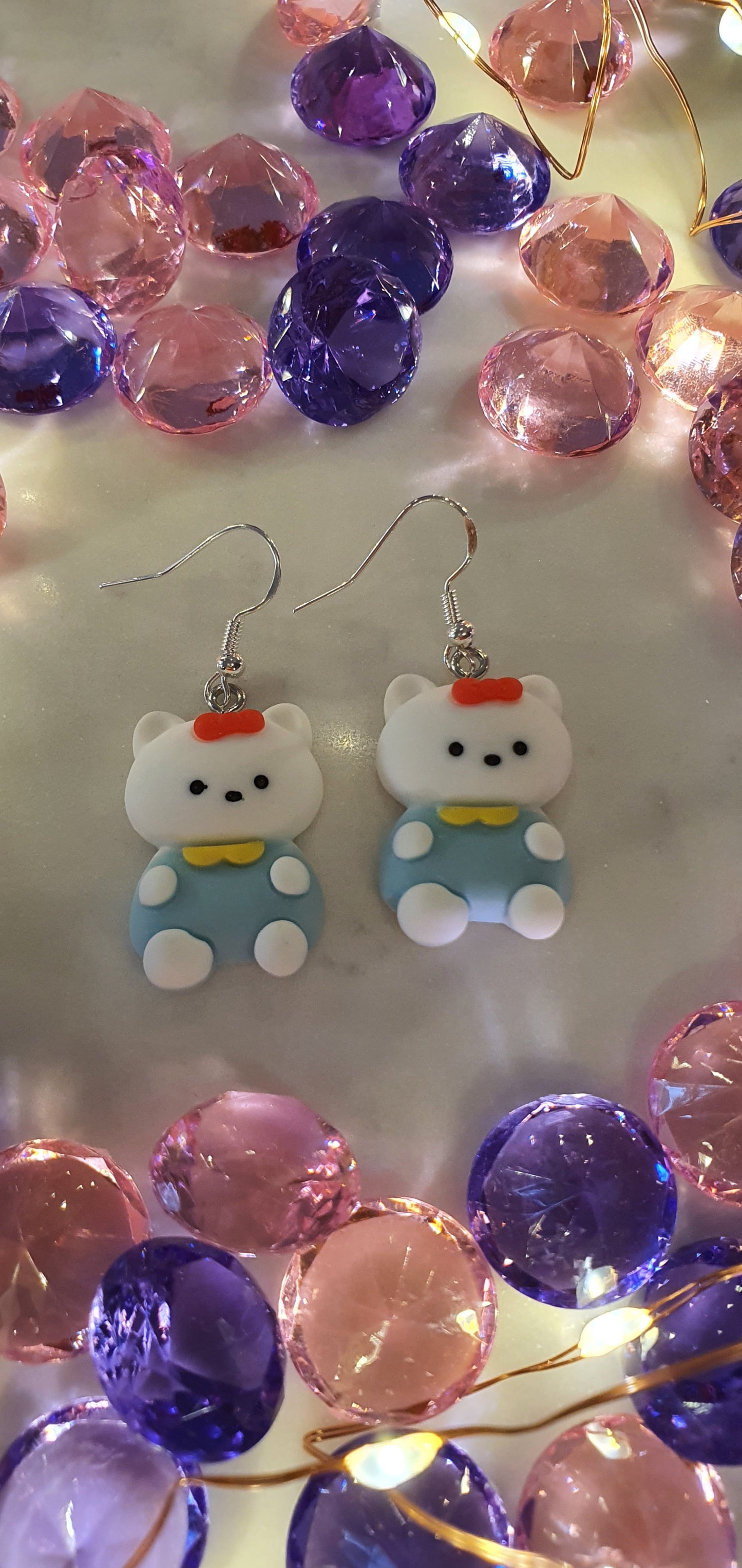 Brie Baby Bear Set of Earrings