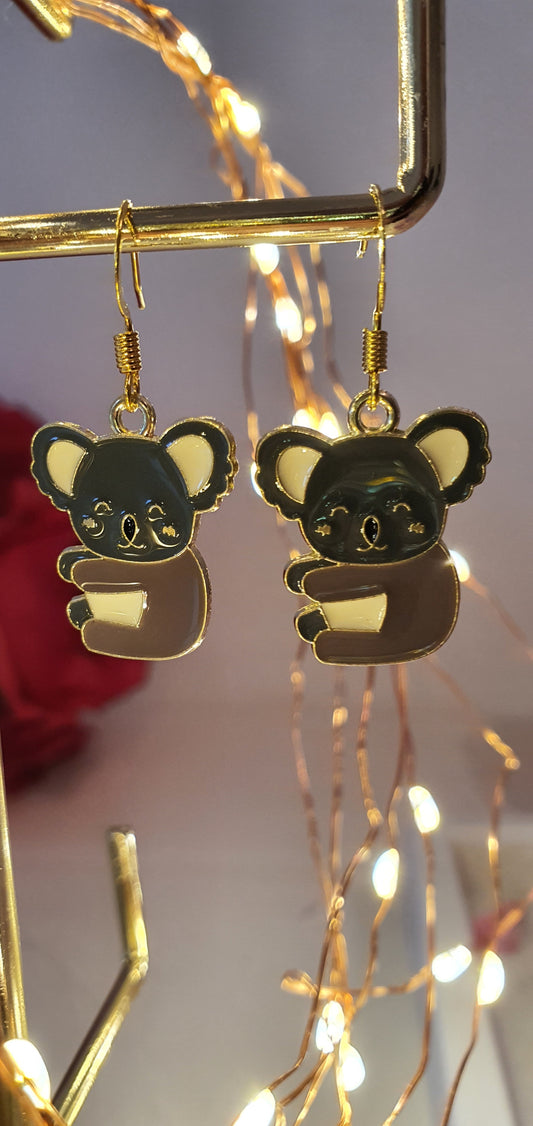 Pretty Layla The Sleepy Koala - Set of Earrings