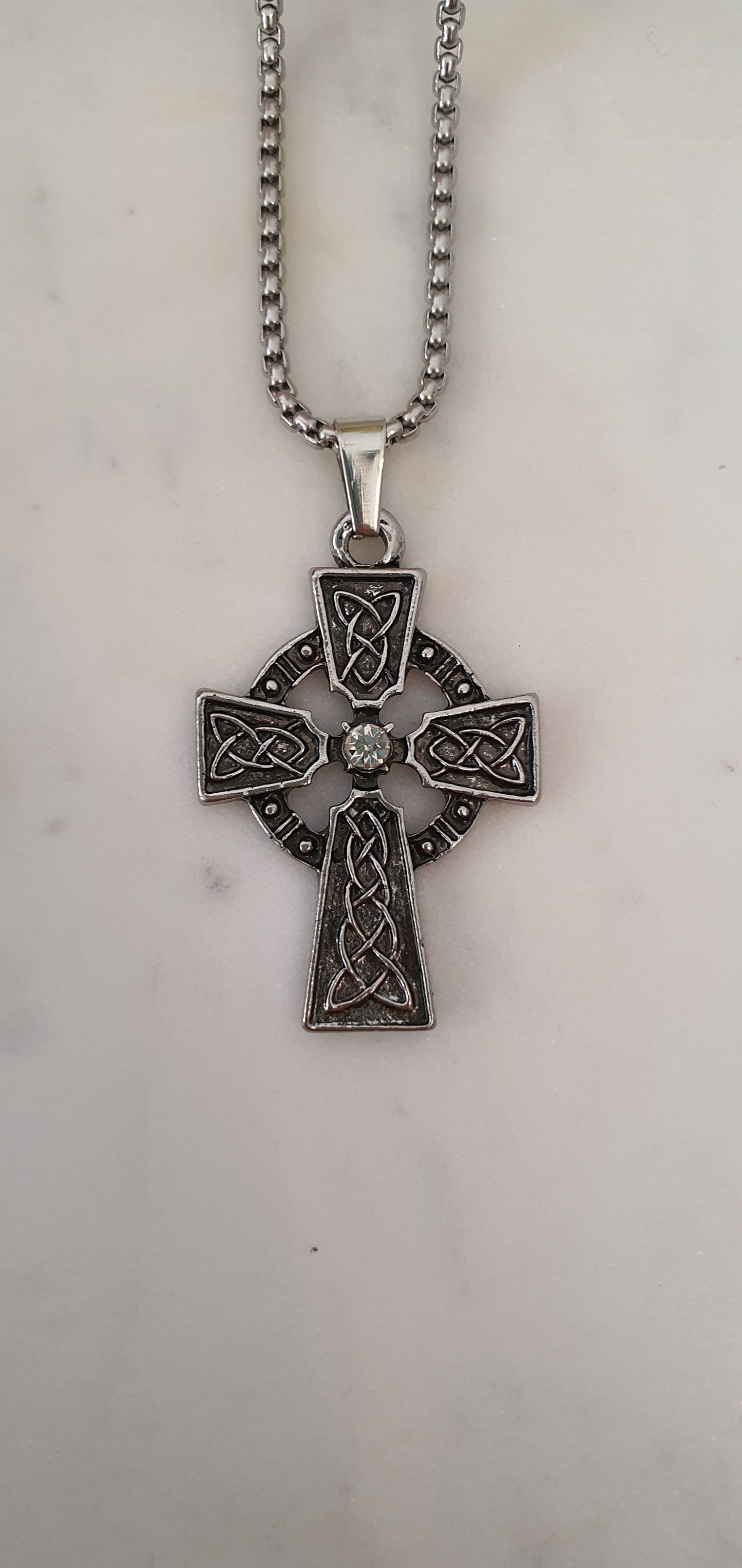 Viking Celtic - Celt Cross Four Elements Necklace