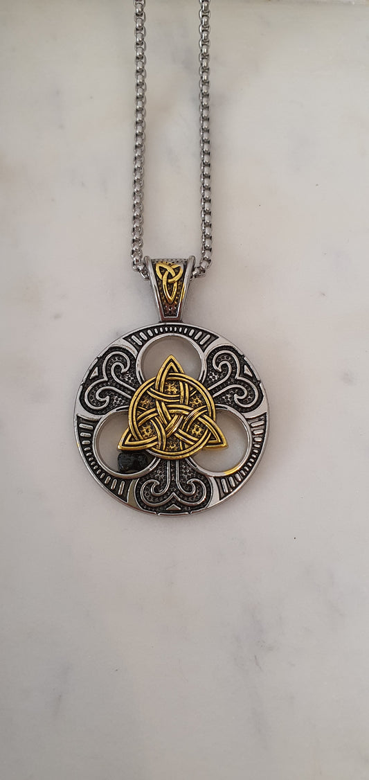 Viking Celtic - Celt Trinity Knotwork Necklace