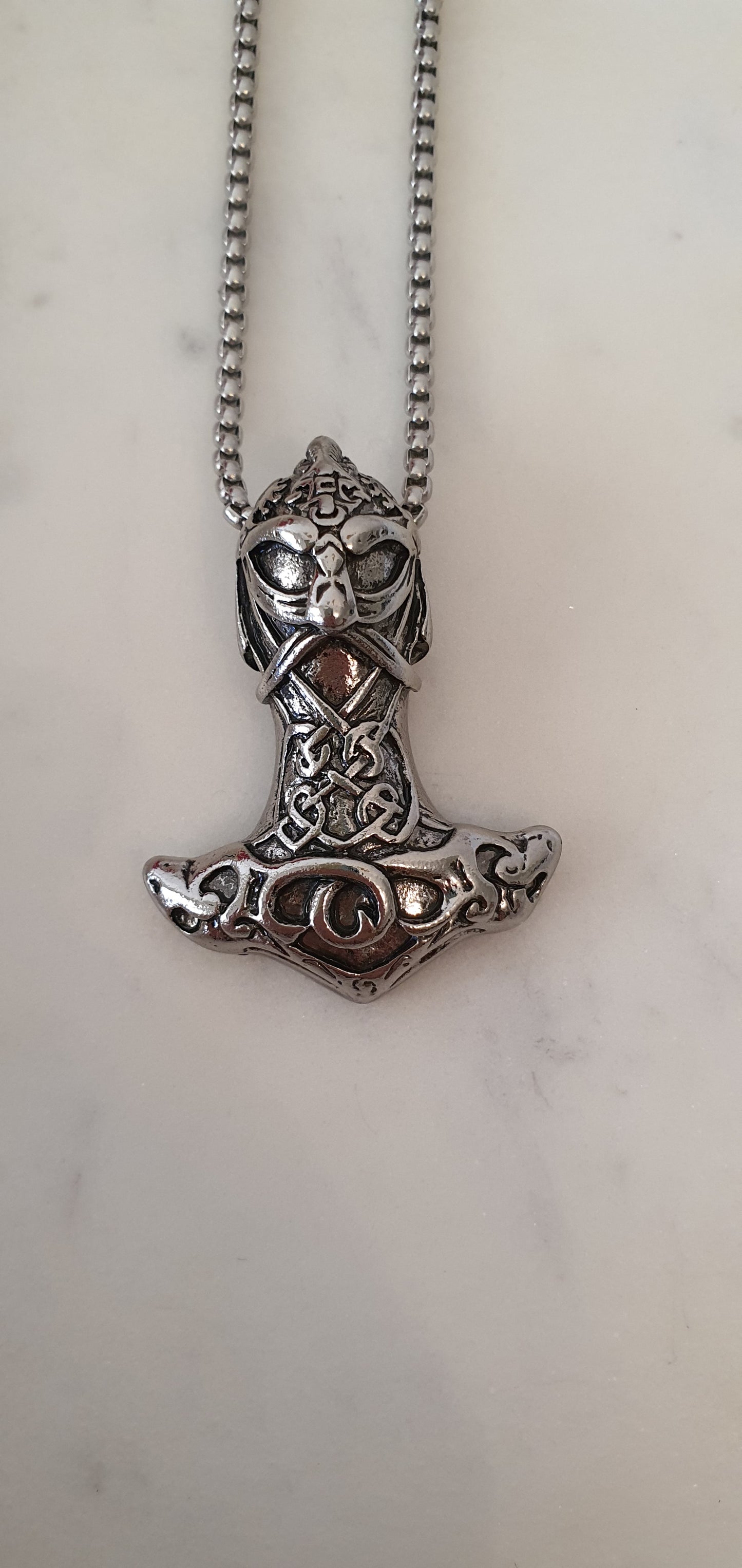 Viking Celtic - Asgard Thor's Hammer Moljnir Necklace