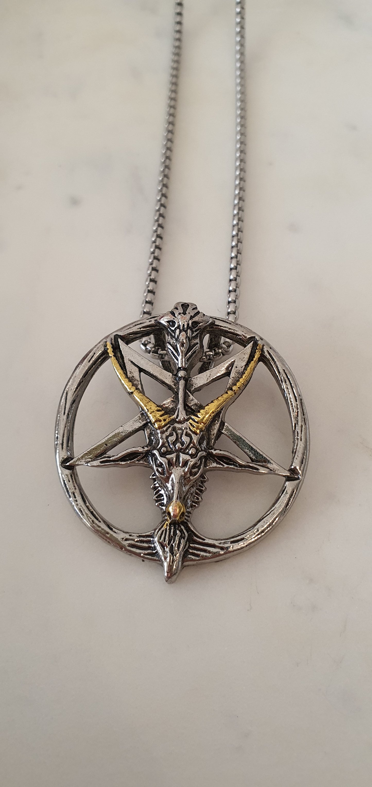 Goth Punk - The Beast Pentagram Necklace - Gothic Style