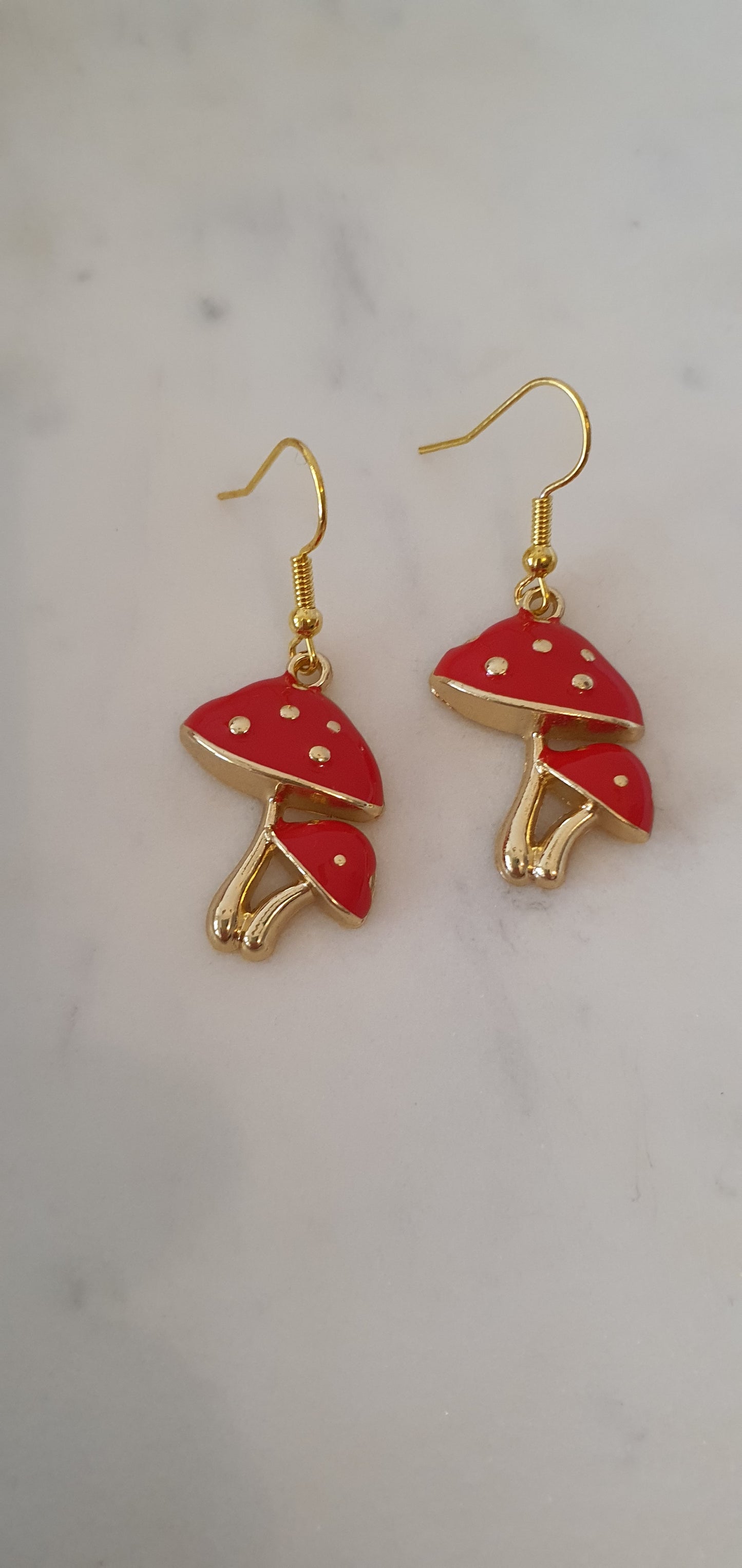 Toadstool - Vibrant Mushroom Set of Earrings