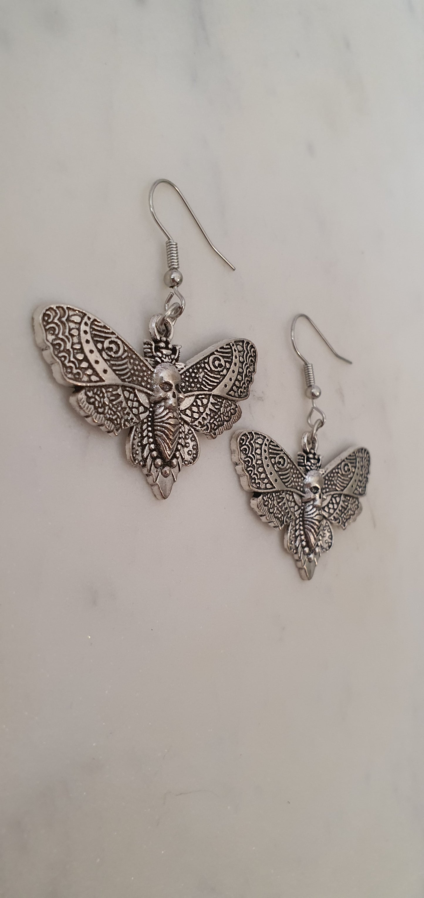 Goth Punk - Beautiful Mothman Set of Earrings - Trendy Gothic