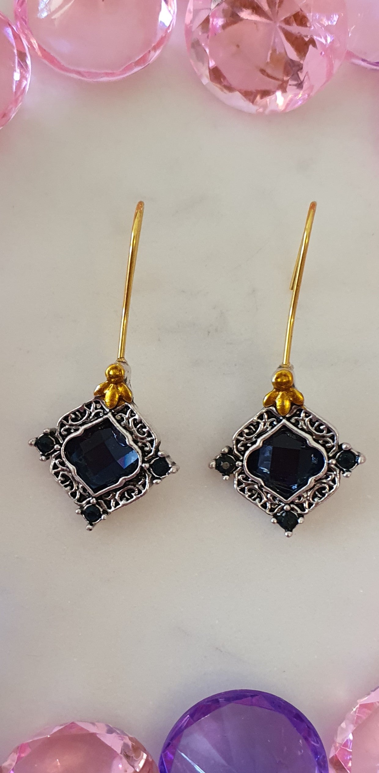 Stylish Bling Beautiful Art Deco Style Earrings