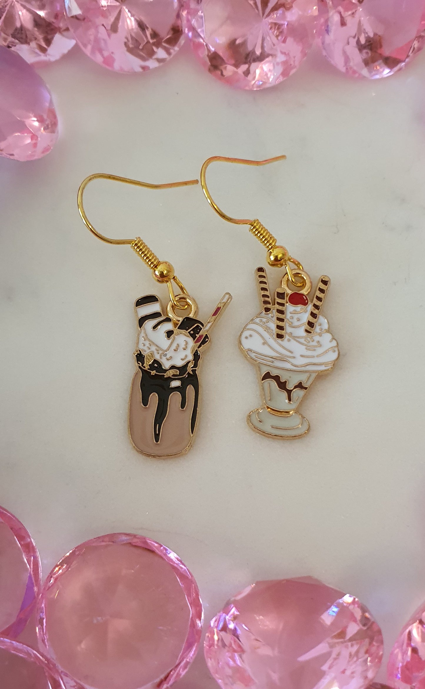 Ice Cream Sundaes - Double Choc Fest - Set of Earrings