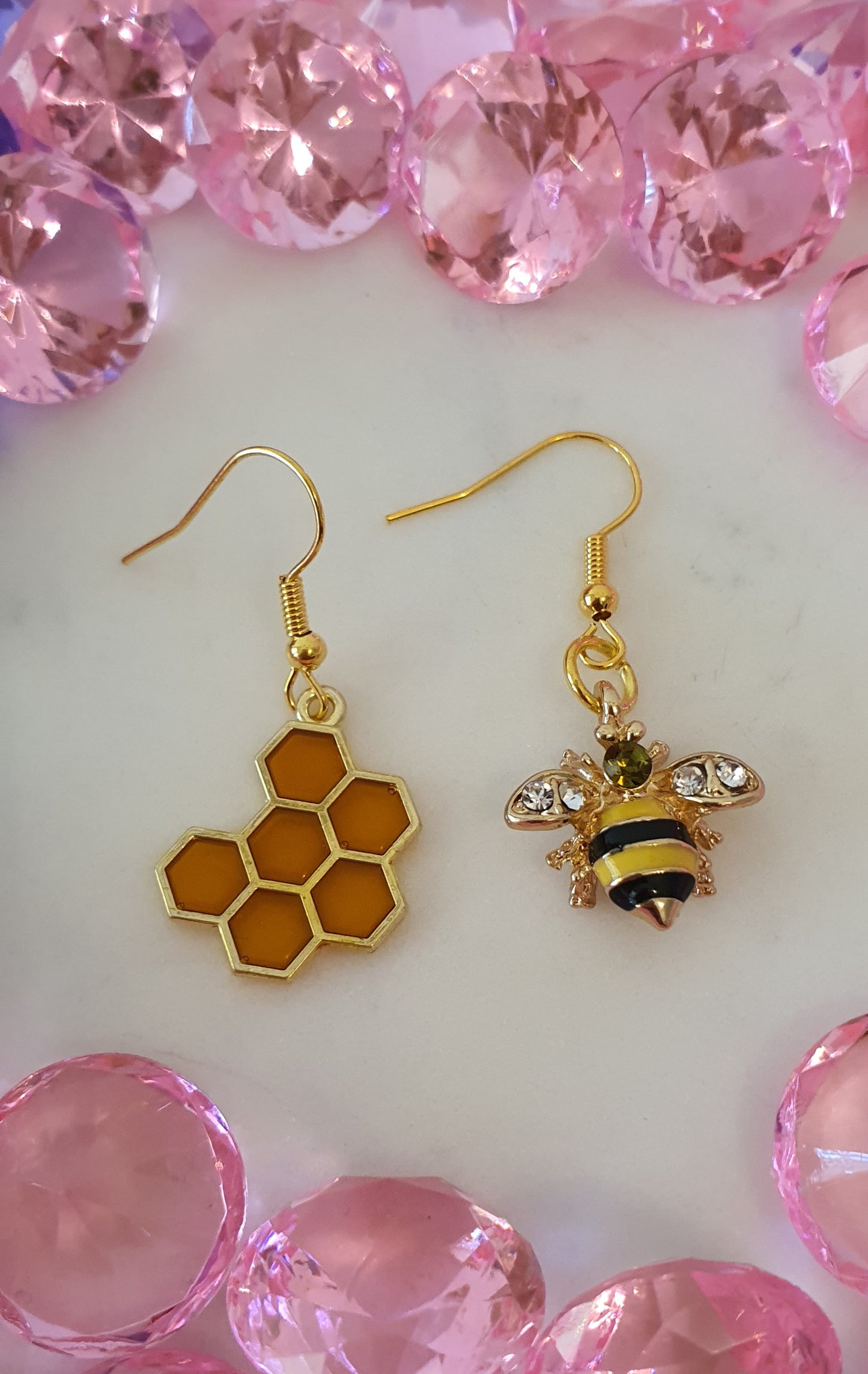 Stylish Bling - Gorgeous Bea & Honeycomb - Set of Earrings