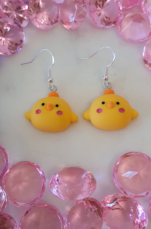 Super Chicken Super Fluffy - Set of Earrings