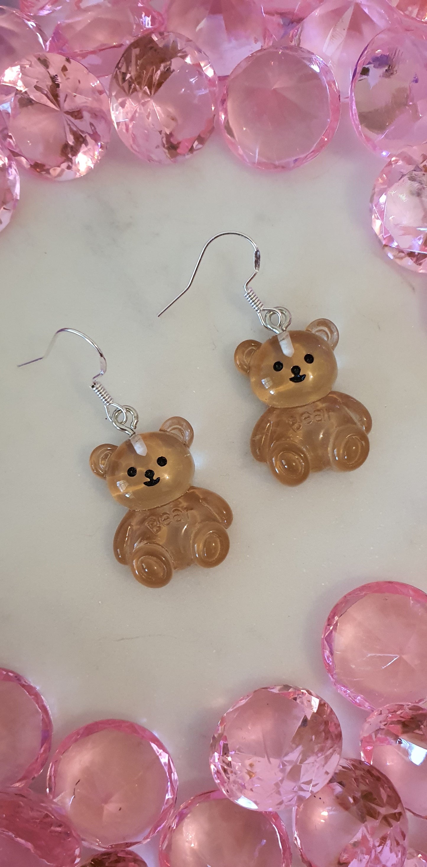 Precious Cola Colour Bear Set of Earrings