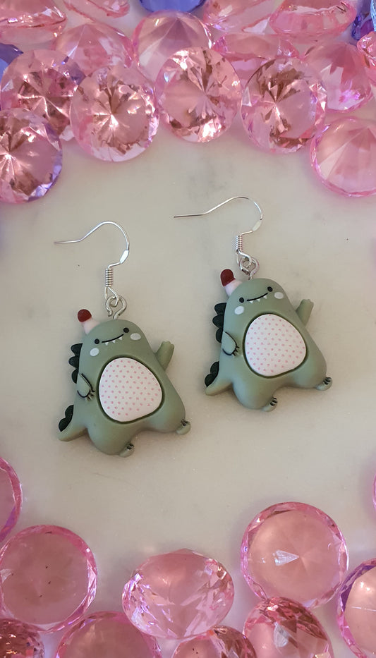 Bopping Bessie The Dinosaur - Set of Earrings