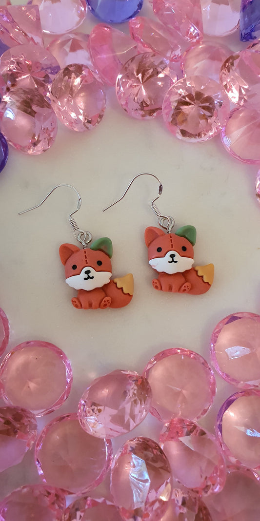 The Fluffy Fox - Set of Earrings