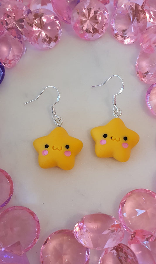 Gorgeous Smiling Stars - Set of Earrings