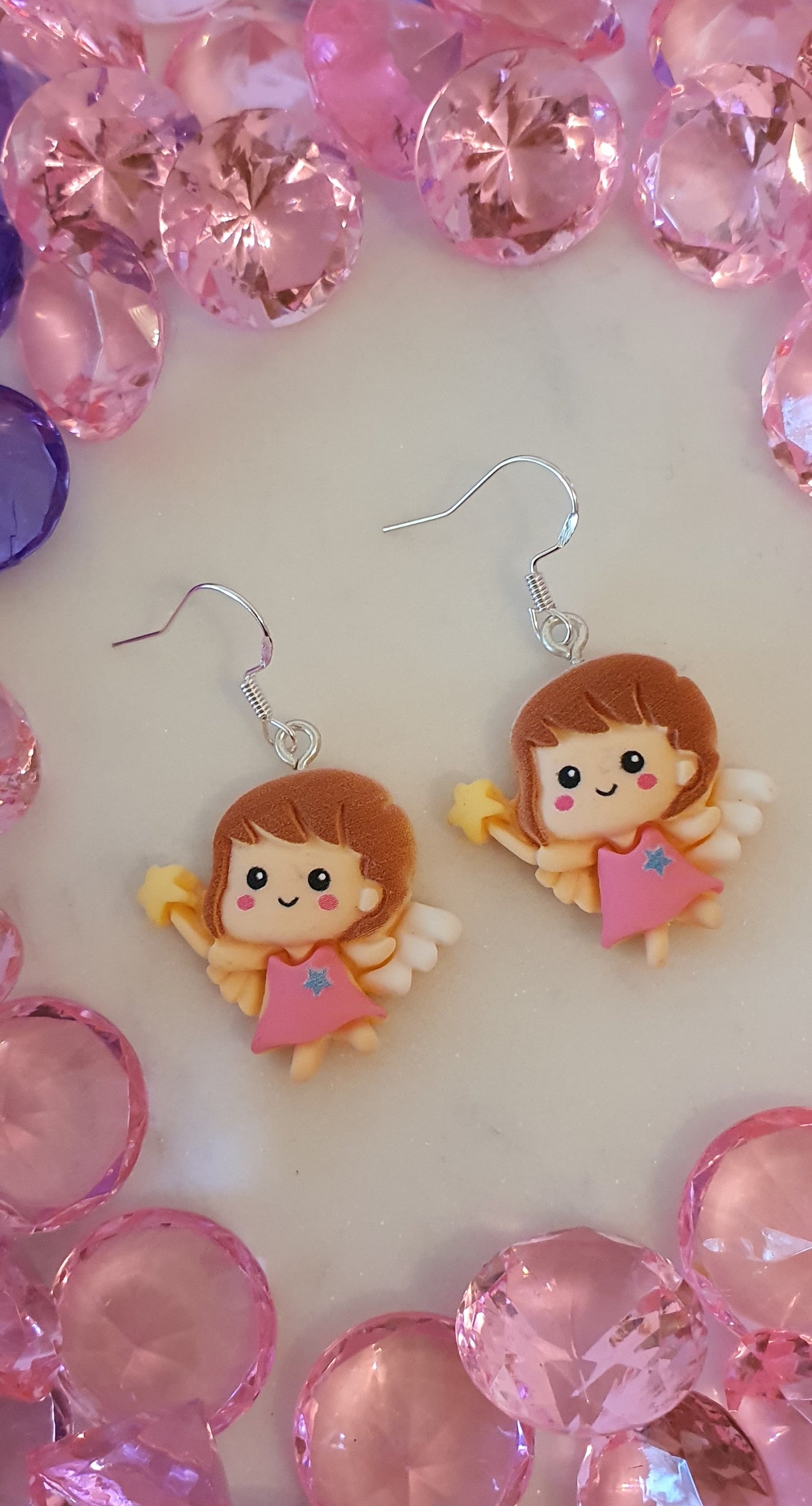 Dahlia the Daring Angel - Set of Earrings