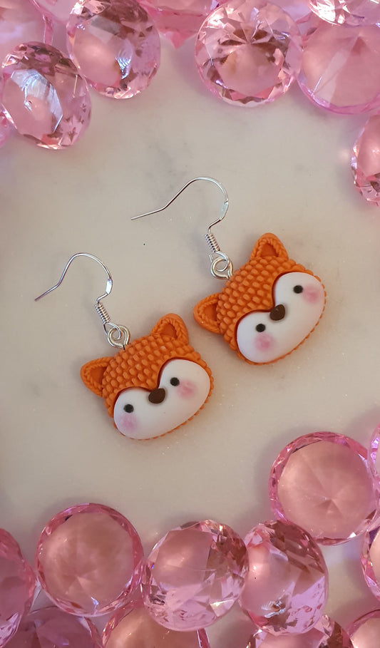 Ferdinand The Fox - Portrait Set of Earrings