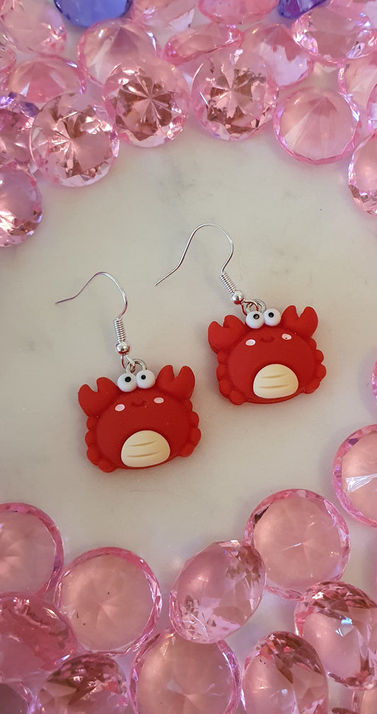 The Crusty Crab Crustacean - Set of Earrings