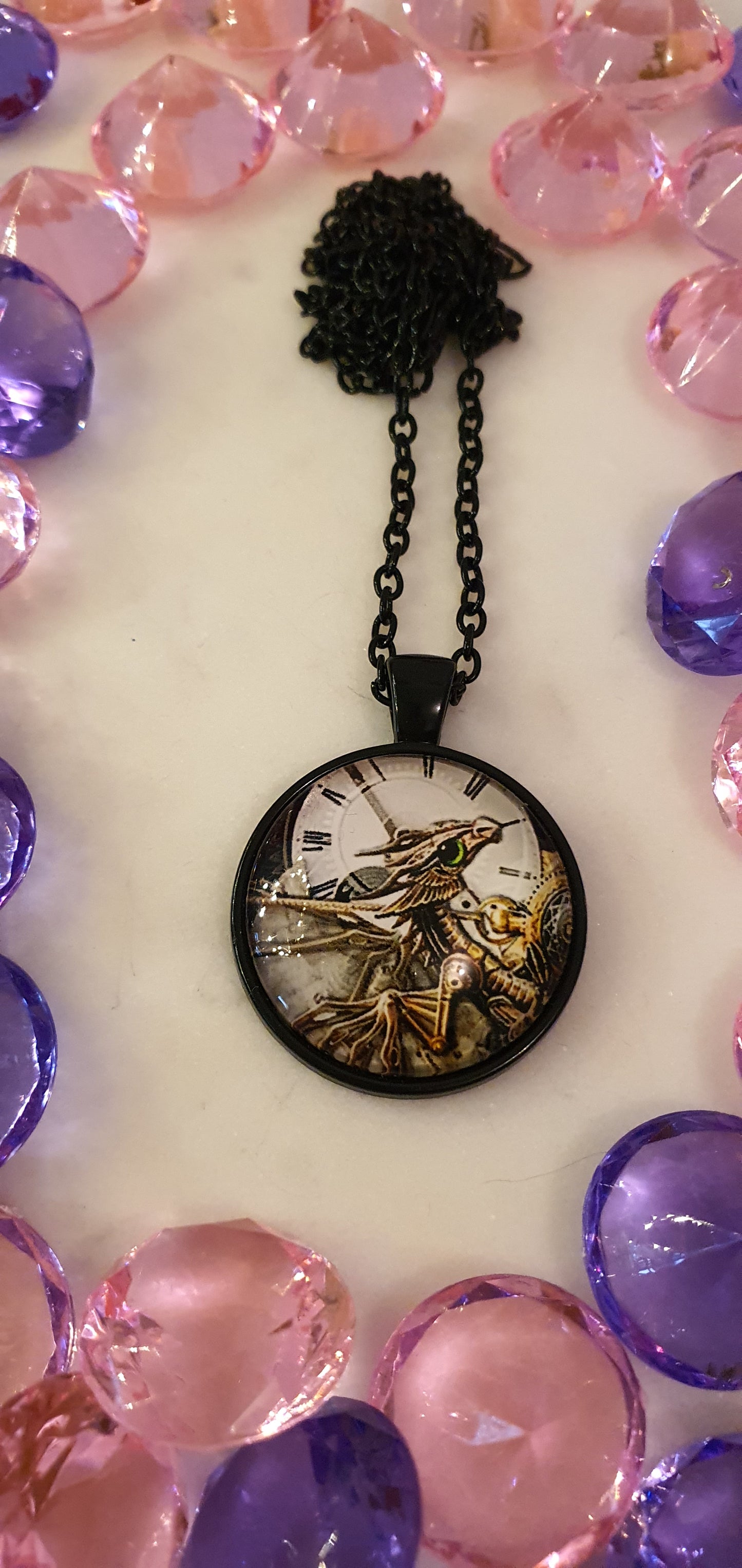 Dragon - The Watch Dragon Cabachon Necklace